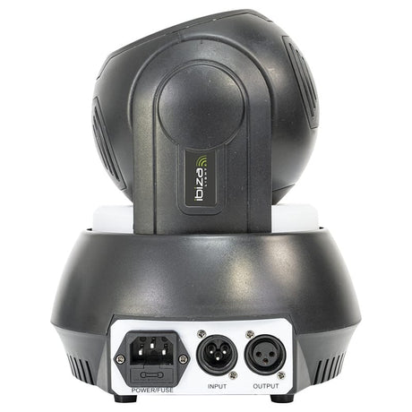 Ibiza Light Cap Mobil Ibiza Light 30W RGBW cu Gobo si 3 Inele LED RGB, DMX 15 Canale, Pan/Tilt 540°/180°