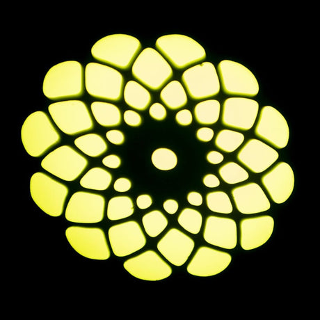 Ibiza Light Cap Mobil Ibiza Light 30W RGBW cu Gobo si 3 Inele LED RGB, DMX 15 Canale, Pan/Tilt 540°/180°