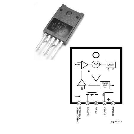 PC-Doc.ro REGULATOR SURSA TENSIUNE FLYBACK SKN 650V 58W
