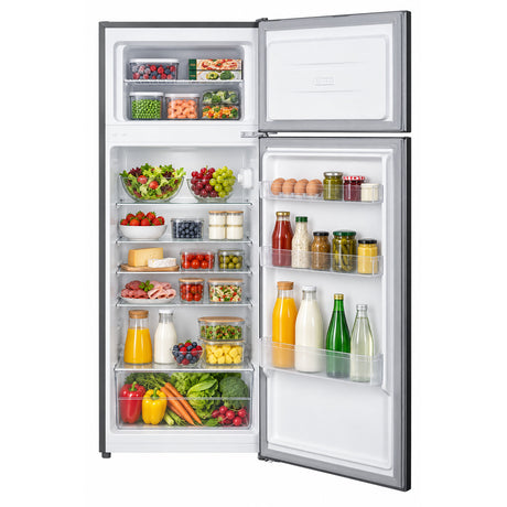 Frigider Samus SX284E | 206L, Clasic, Inox, 54.5x55.5x143cm