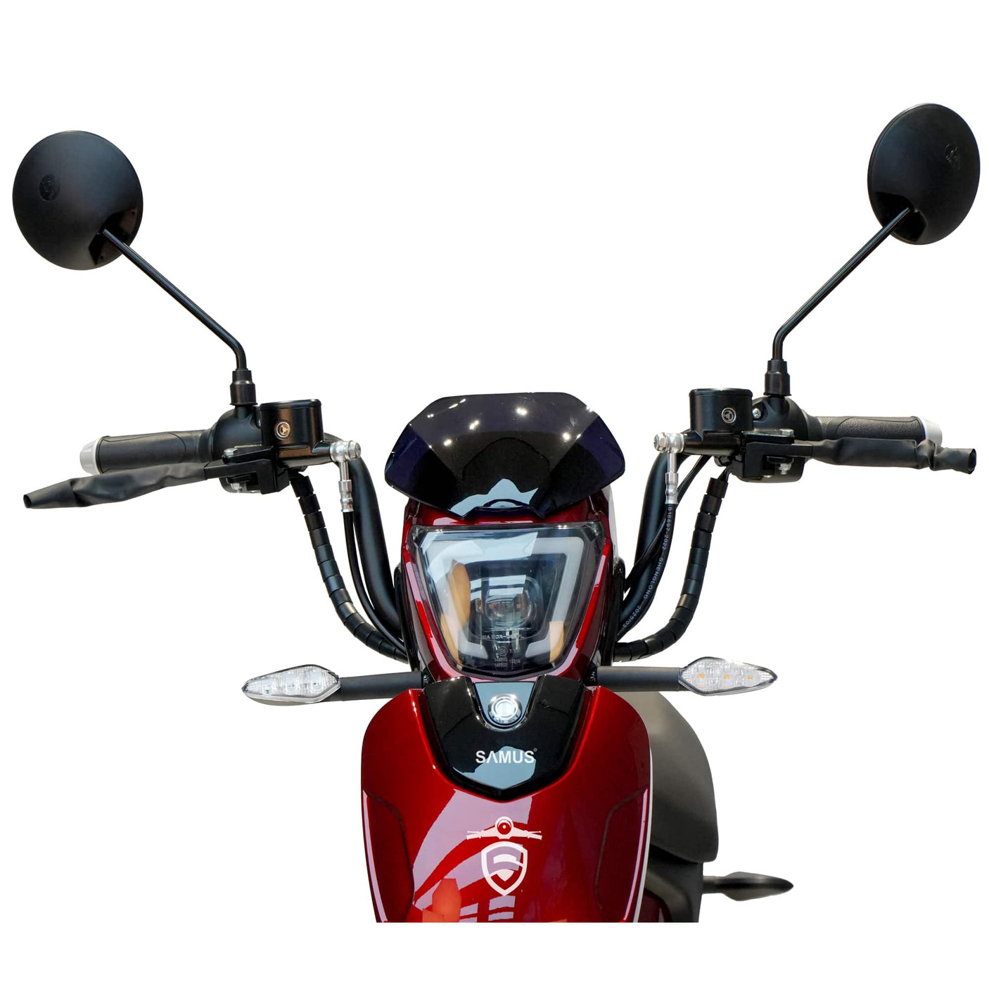 Samus Trotineta electrica Trotineta Electrica Samus Chicago-18T800-48V26-Red | 48V, 800W, Autonomie 26km, Rosu