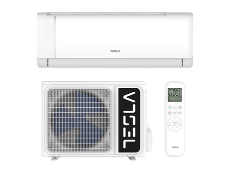 Tesla Aparat aer conditionat Aparat de aer conditionat Tesla Superior TA72QQET-2432IHWT, 24000 BTU, Clasa A+++/A++, Inverter, Incalzire, Turbo, I Feel, Functie Antifungica, Autocuratare, Timer, Filtru lavabil, Filtru cu densitatea, flux aer 3D, Incalzire unitate externa, R32,Wi-Fi