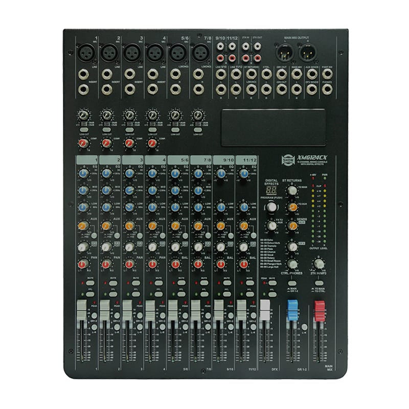 Lechpol MIXER 12 CANALE PHANTOM 48V 24BIT DSP