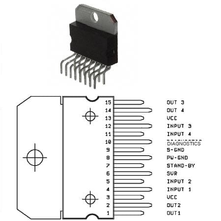 PC-Doc.ro AMPLIFICATOR AUDIO AUTO 2/4 CANALE 2X35W