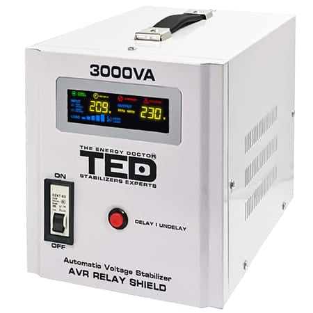 Ted Electric Stabilizator tensiune Stabilizator Tensiune Ted Electric TED-AVR3000 | Automat, 3000VA