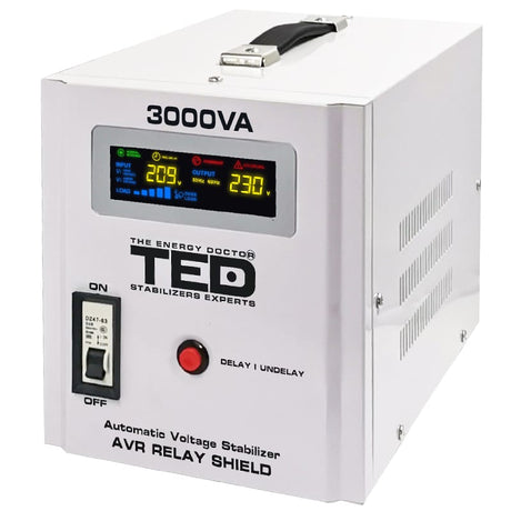 Ted Electric Stabilizator tensiune Stabilizator Tensiune Ted Electric TED-AVR3000 | Automat, 3000VA