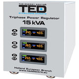 Ted Electric Stabilizator tensiune Stabilizator Tensiune Trifazat Ted Electric TED-SVC15000 | Servomotor, 15KVA