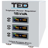Ted Electric Stabilizator tensiune Stabilizator Tensiune Trifazat Ted Electric TED-SVC15000 | Servomotor, 15KVA
