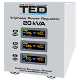 Ted Electric Stabilizator tensiune Stabilizator Tensiune Trifazat Ted Electric TED-SVC20000 | Servo, 20KVA