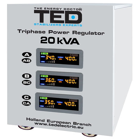 Ted Electric Stabilizator tensiune Stabilizator Tensiune Trifazat Ted Electric TED-SVC20000 | Servo, 20KVA