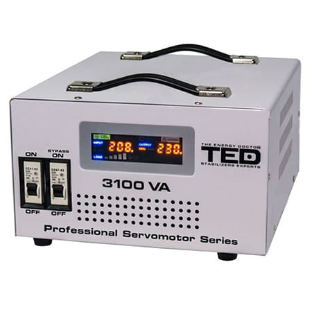 Ted Electric Stabilizator tensiune Stabilizator Tensiune Ted Electric TED-SVC3100 | Servomotor, 3100VA
