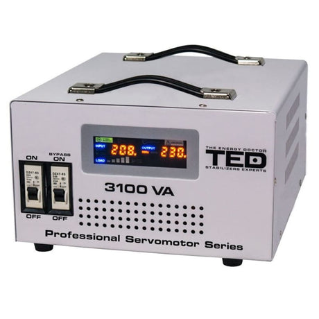 Ted Electric Stabilizator tensiune Stabilizator Tensiune Ted Electric TED-SVC3100 | Servomotor, 3100VA