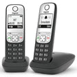 Siemens Telefon Telefon DECT Gigaset Siemens A690 Duo | Fara Fir, 2 Receptoare, Display Iluminat