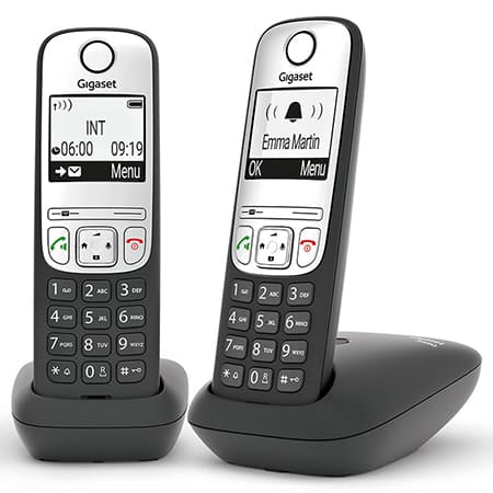 Siemens Telefon Telefon DECT Gigaset Siemens A690 Duo | Fara Fir, 2 Receptoare, Display Iluminat