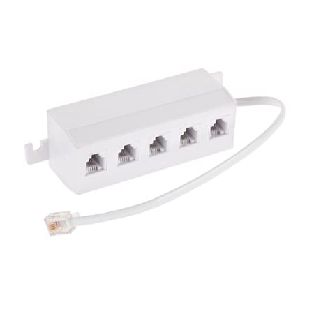 Lechpol ADAPTOR TELEFONIC 6P4C - 5X 6P4C PE FIR