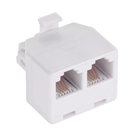 Lechpol ADAPTOR TELEFONIC 6P4C TATA - 2X MAMA