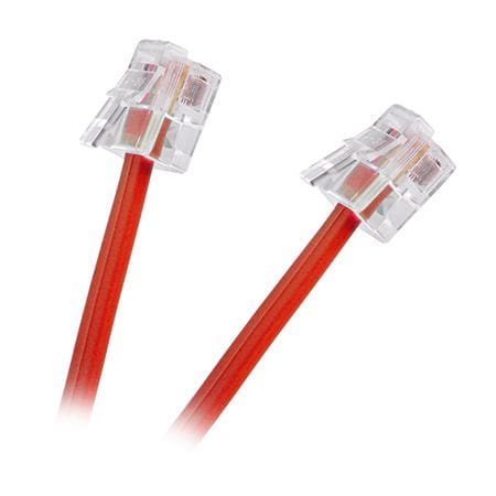 Lechpol CABLU EXTENSIE TELEFONIC ROSU 2M
