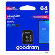 Goodram MICROSD CARD 64GB GOODRAM CLASA 10 UHS-I CU ADAPTOR