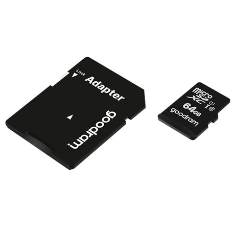 Goodram MICROSD CARD 64GB GOODRAM CLASA 10 UHS-I CU ADAPTOR