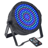 Ibiza Light Proiector LED PAR Ibiza Light THINPAR RGB 175 LED 3in1, DMX 4/28 canale, Matrix, 48W, telecomandă inclusă