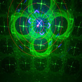 Ibiza Light Mini Laser Ibiza Light 160 mW cu Efect LED RGB 3W, baterie reîncărcabilă și telecomandă