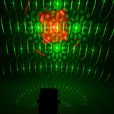 Ibiza Light Mini Laser Ibiza Light 160 mW cu Efect LED RGB 3W, baterie reîncărcabilă și telecomandă