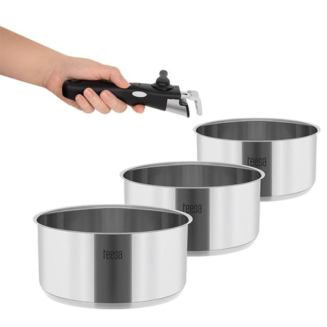 Teesa Set oale Set Oale Teesa TSA0148 | 3 Piese, Maner Detasabil, Cook Expert