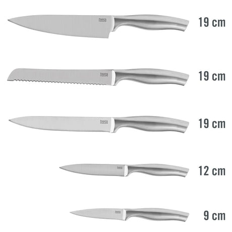 Teesa SET 5 CUTITE IN BLOC LEMN TEESA