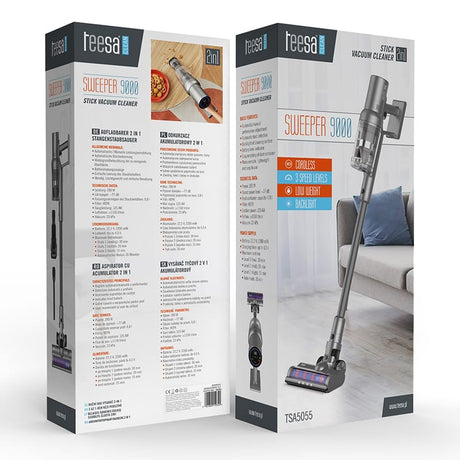 Teesa Aspirator vertical Aspirator Cu Acumulator Teesa TSA5055 | 2 in 1, Sweeper 9000