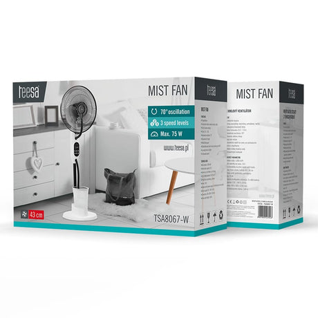 Teesa VENTILATOR PICIOR FUNCTIE PULVERIZARE APA TEESA