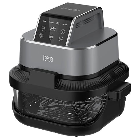 Teesa Air Fryer Friteuza cu aer Teesa TSA8090 | 4L+1.5L, 1500W, Sticla