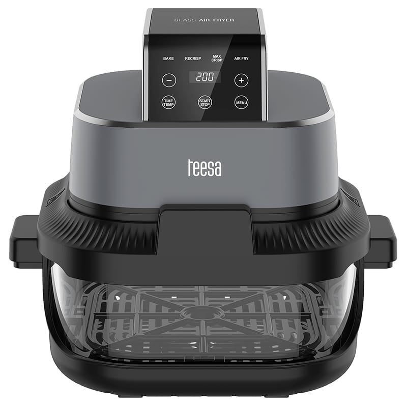 Teesa Air Fryer Friteuza cu aer Teesa TSA8090 | 4L+1.5L, 1500W, Sticla