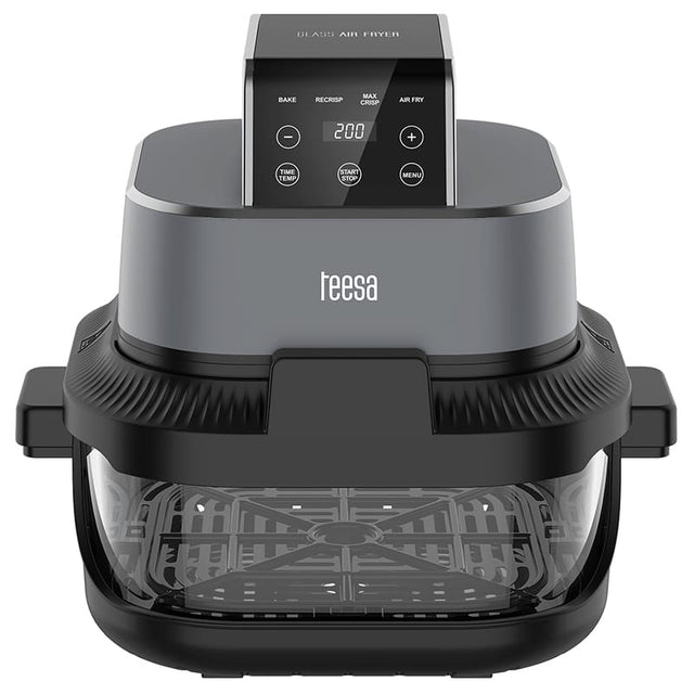 Teesa Air Fryer Friteuza cu aer Teesa TSA8090 | 4L+1.5L, 1500W, Sticla