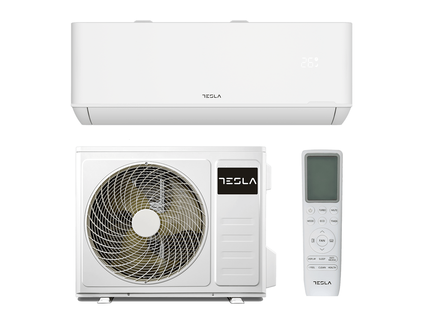 Tesla Aparat aer conditionat Aparat de aer conditionat Tesla Superior TT34TP21W-1232IAWT, 12000 BTU, Clasa A++, Inverter, Incalzire, Turbo, I Feel, Functie Antifungica, Autocuratare, Timer, Filtru lavabil, flux aer 3D, Incalzire unitate externa, R32, Wi-Fi, afisaj LED ascuns