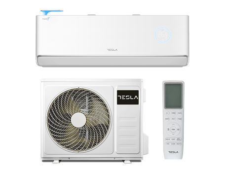 Tesla Aparat aer conditionat Aparat de aer conditionat Tesla Virtuoso TT37AF-1232IAWUVT, 12000 BTU, Clasa A+++, Inverter, Incalzire, Turbo, I Feel, Functie Antifungica, Autocuratare, Timer, Filtru lavabil, Carcasa anti-rugina, flux aer 3D, R32, WiFi, Lampa UV, HEPA filter,Fresh O2