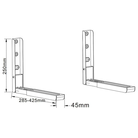 Cabletech SUPORT CUPTOR MICROUNDE MB2