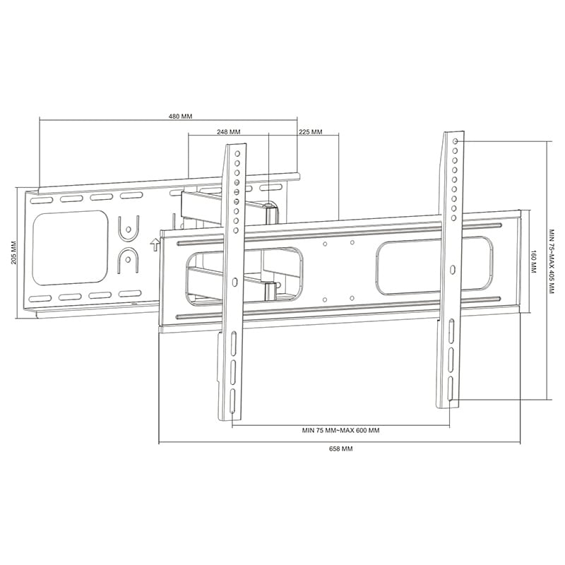 Cabletech SUPORT LED TV HIGH CLASS 37-70 INCH CABLETECH