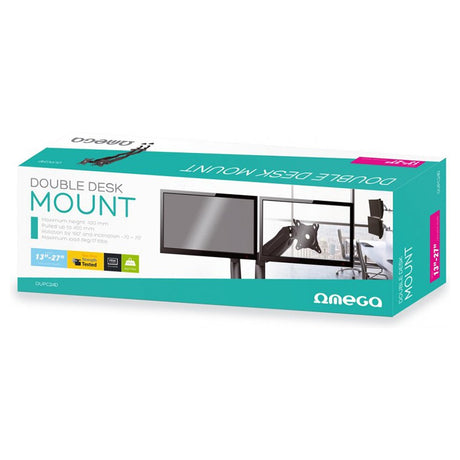 Omega SUPORT 2 MONITOARE VESA 100X100 13-27 INCH