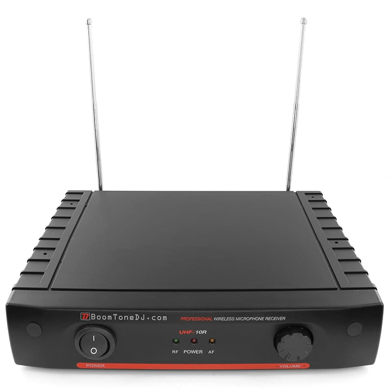 BoomTone DJ Sistem microfon wireless UHF BoomTone DJ UHF-10, tip cască, 536,5 MHz, negru, rază 50 m