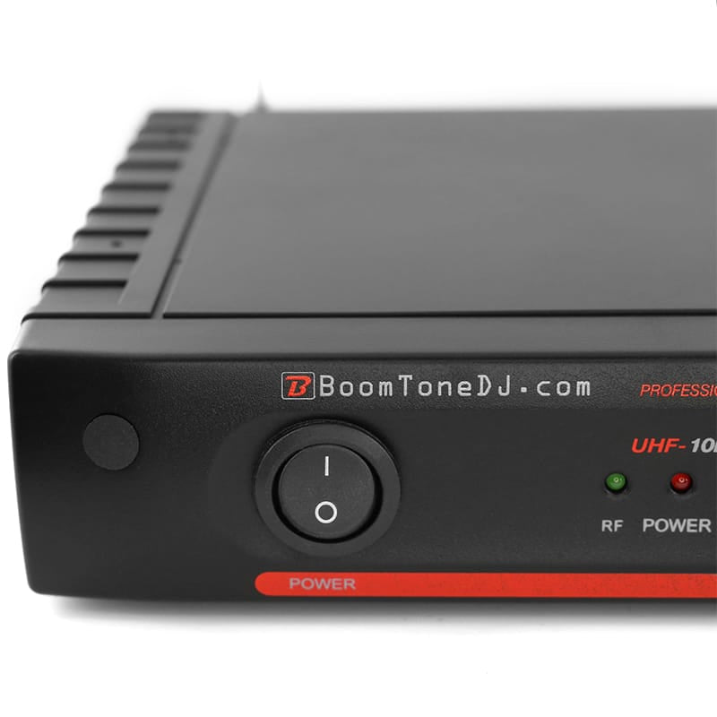 BoomTone DJ Sistem microfon wireless UHF BoomTone DJ UHF-10, tip cască, 536,5 MHz, negru, rază 50 m