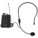 BoomTone DJ Set microfon wireless UHF BoomTone DJ UHF-10R + lavalieră/cască, 539,3 MHz, 1 canal, 50 m