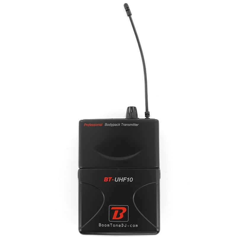 BoomTone DJ Set microfon wireless UHF BoomTone DJ UHF-10R + lavalieră/cască, 539,3 MHz, 1 canal, 50 m
