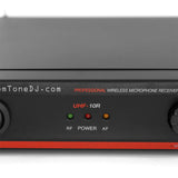BoomTone DJ Set microfon wireless UHF BoomTone DJ UHF-10R + lavalieră/cască, 539,3 MHz, 1 canal, 50 m