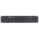 BST Amplificator linie 100V BST 120W, 3 intrări microfon, 2 AUX, phantom +48V, montaj rack 19” 2U