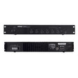BST Mixer Amplificat 100V BST 60W, 2 Intrări Microfon + 2 Linie, Phantom 48V, EQ 2 Benzi, Rack 19” 1.5U