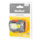 Rebel LANTERNA FRONTALA LED 3W COB 120LM REBEL