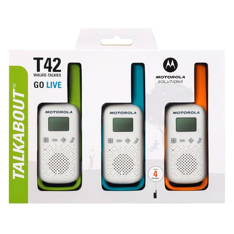 Motorola Statie radio Statie Radio PMR Motorola T42 URZ0969.3 | Set 3 Bucati, 16 Canale
