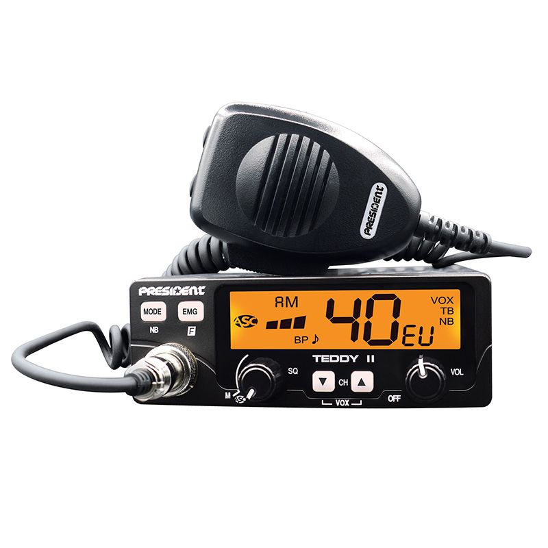 President RADIO CB PRESIDENT TEDDY II ASC VOX 12V AM/FM