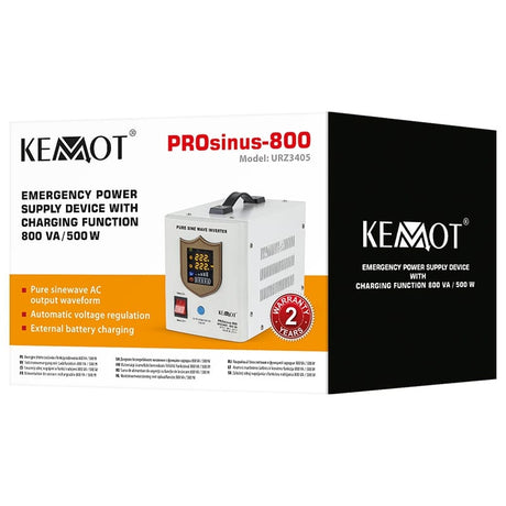 Kemot UPS centrale termice UPS Centrale Termice Kemot URZ3405 | Sinus Pur, 800VA/500W, 12V