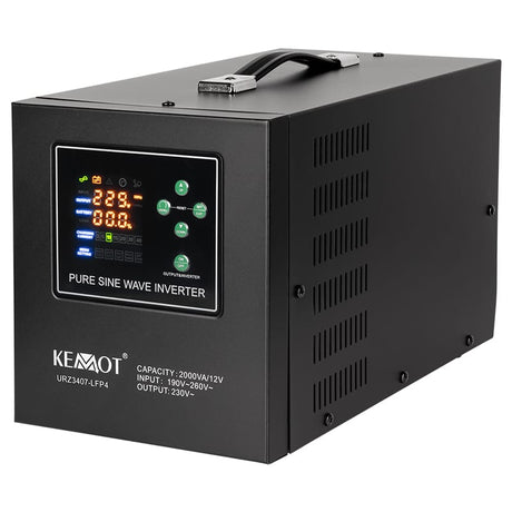 Kemot UPS centrale termice UPS Centrale Termice Kemot URZ3407-LFP4 | Sinus Pur, 2000VA, 1200W, 12V